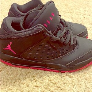 Pink and Black Jordan’s